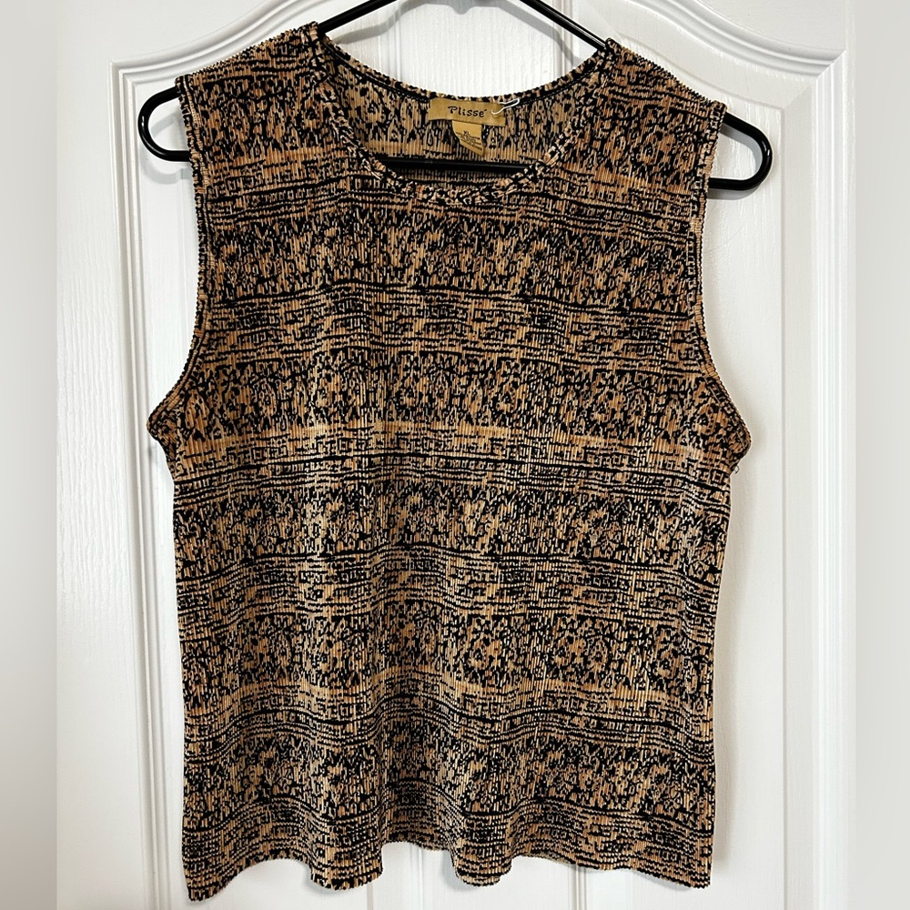 Vintage Plisse tank US XL